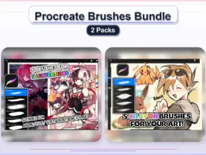 procreate brushes bundle 2 packs collage 5f2d312a 1779181212