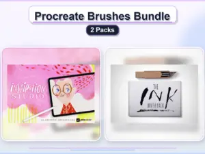 procreate brushes bundle 2 packs collage f2e5b93a 1779181690