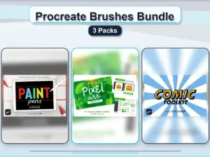 procreate brushes bundle 3 packs collage 0c8628ec 1779180778