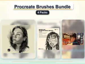 procreate brushes bundle 4 packs collage 19f33f7b 1779180610