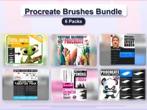 procreate brushes bundle 6 packs collage 6fdb789b 1779182294