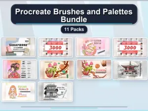 procreate brushes and palettes bundle 11 packs collage 7ad7f440 1779181578