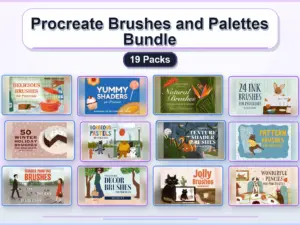 procreate brushes and palettes bundle 19 packs collage dd43996f 1779180762