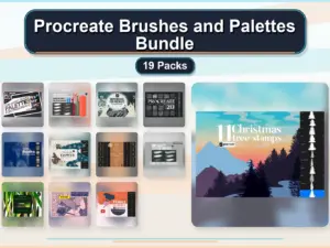 procreate brushes and palettes bundle 19 packs collage f5539cc7 1779182000