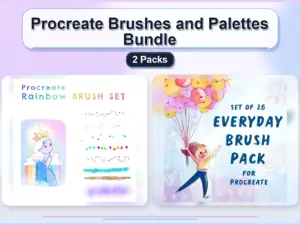 procreate brushes and palettes bundle 2 packs collage be4d64fd 1779182416