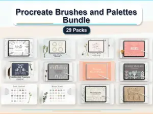 procreate brushes and palettes bundle 29 packs collage 064040f2 1779182240