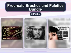 procreate brushes and palettes bundle 3 packs collage f57face6 1779183355