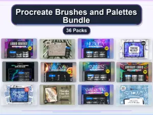 procreate brushes and palettes bundle 36 packs collage 5b68d3dc 1779181482