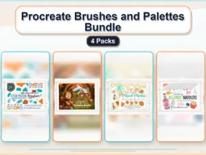 procreate brushes and palettes bundle 4 packs collage ffd528f0 1779181671