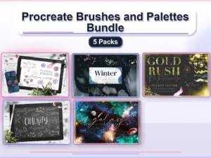 procreate brushes and palettes bundle 5 packs collage 98b7e28b 1779181754