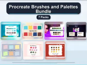 procreate brushes and palettes bundle 7 packs collage 493c12b2 1779181646