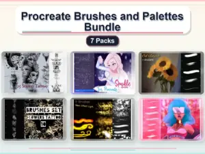 procreate brushes and palettes bundle 7 packs collage 652cdd99 1779183526