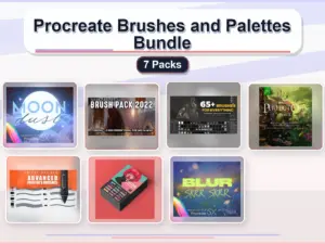 procreate brushes and palettes bundle 7 packs collage cfee9b68 1779182548