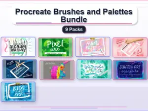 procreate brushes and palettes bundle 9 packs collage 618ad889 1779182272