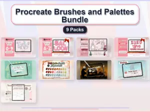 procreate brushes and palettes bundle 9 packs collage 66b36f26 1779182789