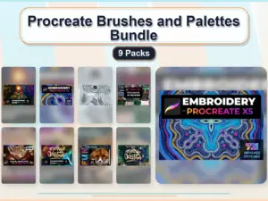 procreate brushes and palettes bundle 9 packs collage d167fb5c 1779181363