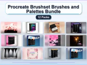 procreate brushset brushes and palettes bundle 12 packs collage f2e72126 1779181014