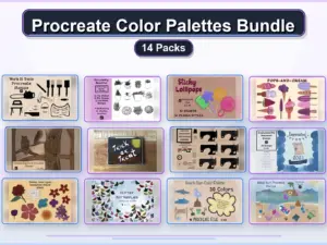 procreate color palettes bundle 14 packs collage 4d4cfca0 1779183456