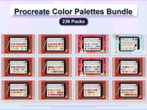 procreate color palettes bundle 236 packs collage fe66a80d 1779183340