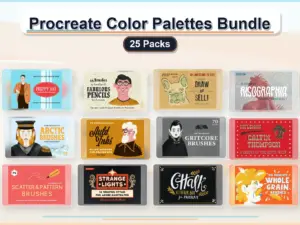 procreate color palettes bundle 25 packs collage d6325469 1779183071