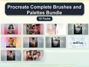 procreate complete brushes and palettes bundle 10 packs collage c0758eb3 1779183362
