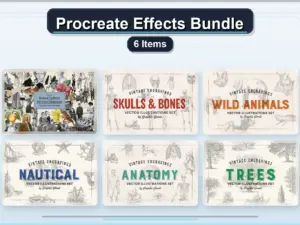 procreate effects bundle 6 items collage d36b66df 1779181073