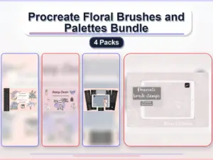 procreate floral brushes and palettes bundle 4 packs collage 0ca4efff 1779183470