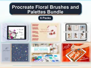 procreate floral brushes and palettes bundle 6 packs collage 7a14952e 1779181281