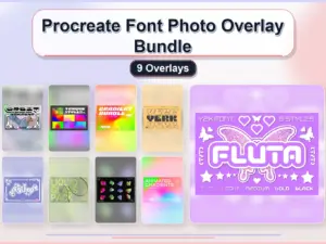 procreate font photo overlay bundle 9 overlays collage 2b11de98 1779181823
