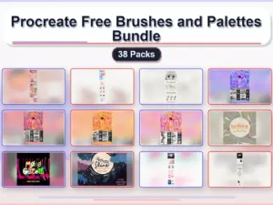 procreate free brushes and palettes bundle 38 packs collage c46eb628 1779181310