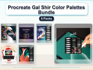 procreate gal shir color palettes bundle 6 packs collage 5bf4c536 1779182981