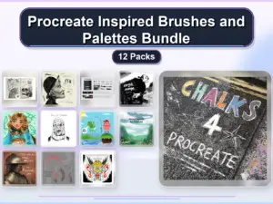 procreate inspired brushes and palettes bundle 12 packs collage a3d771b7 1779183384