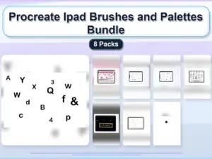 procreate ipad brushes and palettes bundle 8 packs collage d7f58e83 1779182504