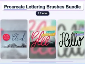 procreate lettering brushes bundle 3 packs collage 0395240d 1779181959