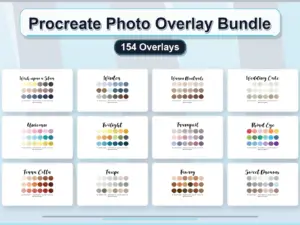 procreate photo overlay bundle 154 overlays collage 84ce3efb 1779182698