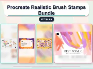 procreate realistic brush stamps bundle 4 packs collage 4dc70909 1779182173