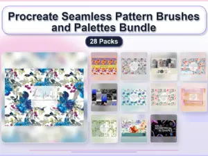 procreate seamless pattern brushes and palettes bundle 28 collage a5ac0d44 1779182641