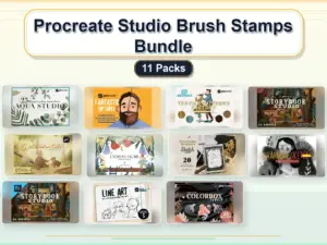 procreate studio brush stamps bundle 11 packs collage a002a113 1779182823