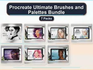 procreate ultimate brushes and palettes bundle 7 packs collage e62d189c 1779181095