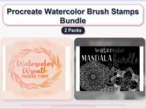 procreate watercolor brush stamps bundle 2 packs collage f603d9f5 1779182807