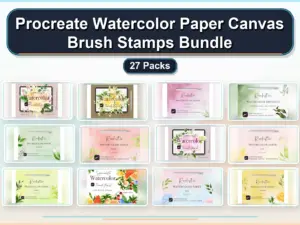 procreate watercolor paper canvas brush stamps bundle 27 p collage f21ebae4 1779183137