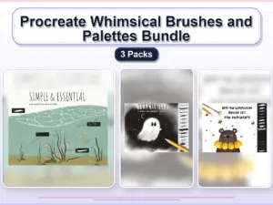 procreate whimsical brushes and palettes bundle 3 packs collage c27e4b8e 1779181720