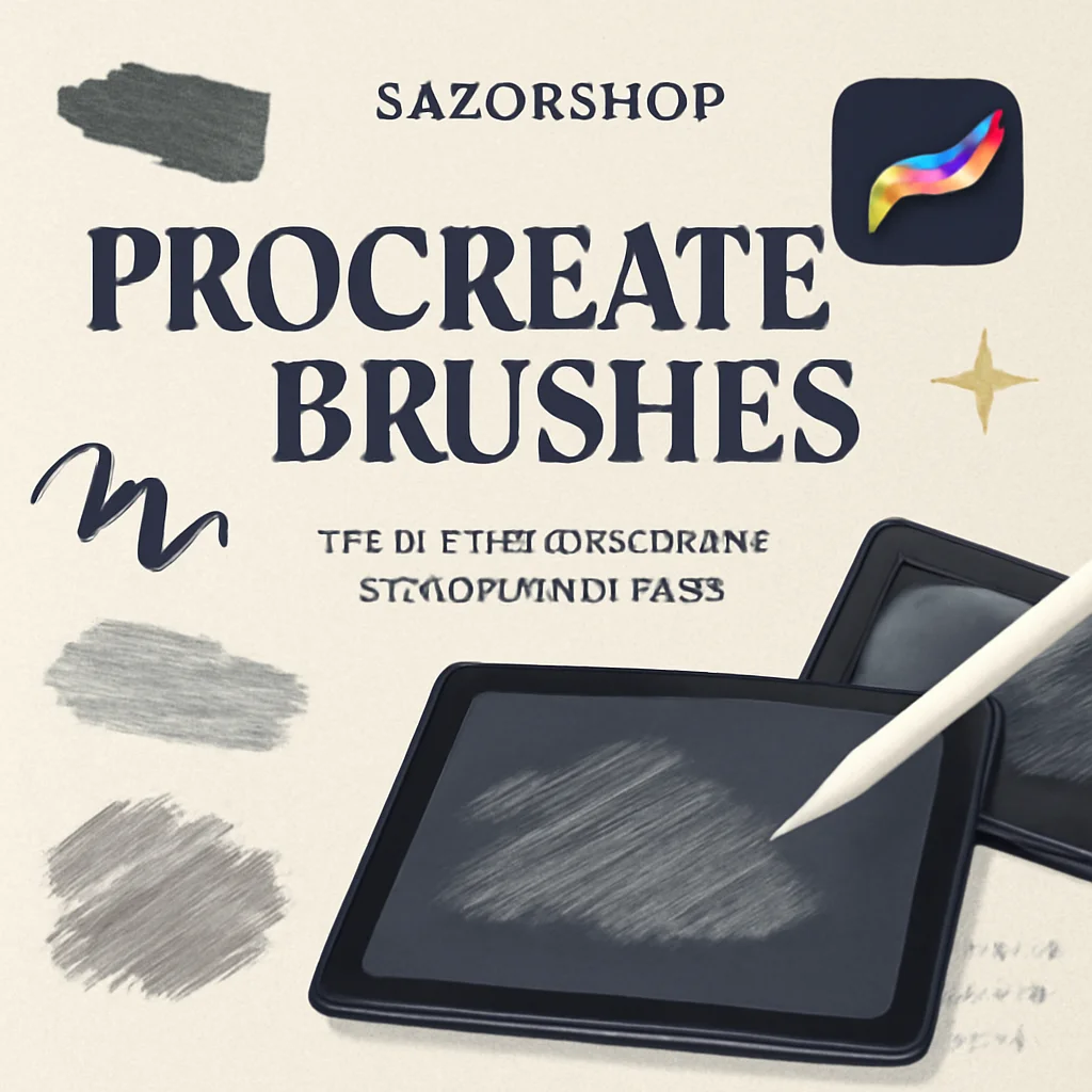 sazorshop procreate brushes 19 premium digital art tools for 316