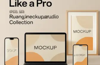 showcase your designs like a pro with the ruangmockupstudio 1440