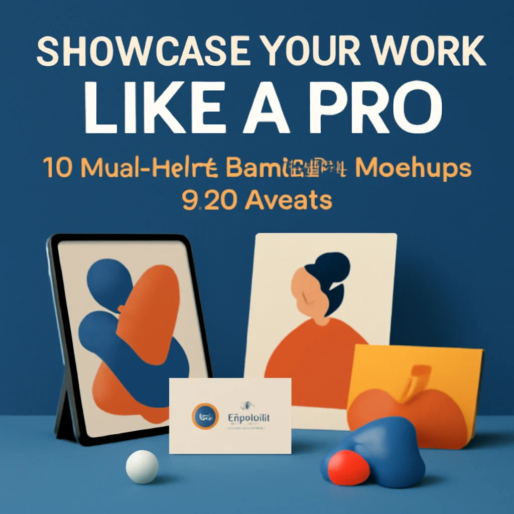 Showcase Your Work Like a Pro: 10 Must-Have Rendertm Mockups & 3D Assets 🎨✨