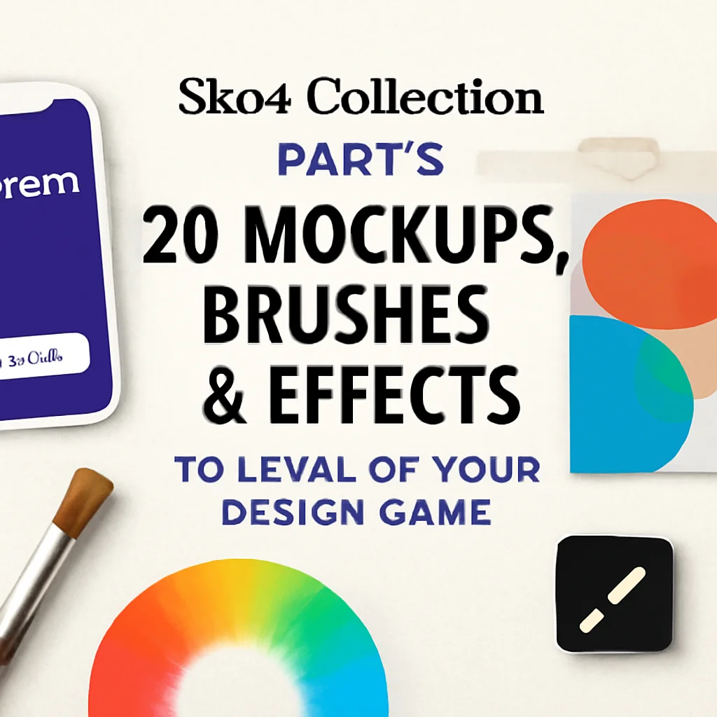 Sko4 Collection Part 6: 20 Mockups, Brushes & Effects to Level Up Your Design Game 1 sko4 collection part 6 20 mockups brushes effects to level 1483