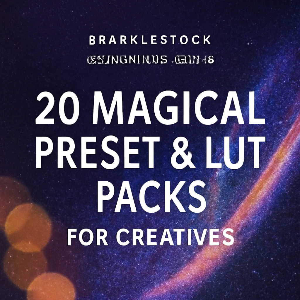 SparkleStock Collection Part 6: 20 Magical Preset & LUT Packs for Creatives