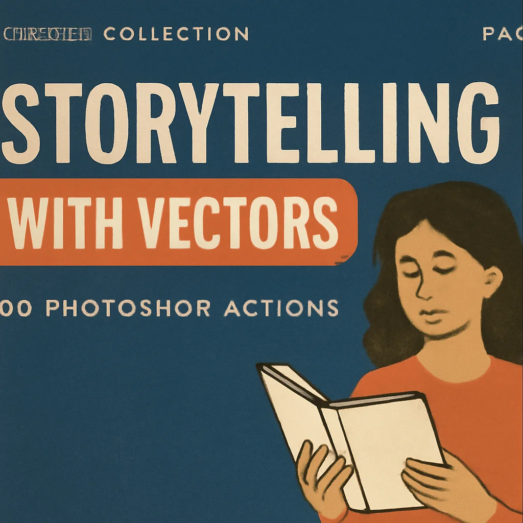 Storytelling with Vectors: studioretouch Collection Part 4 (20 Photoshop Actions)