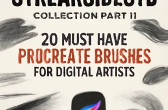 streaksidestd collection part 1 20 must have procreate brush 338