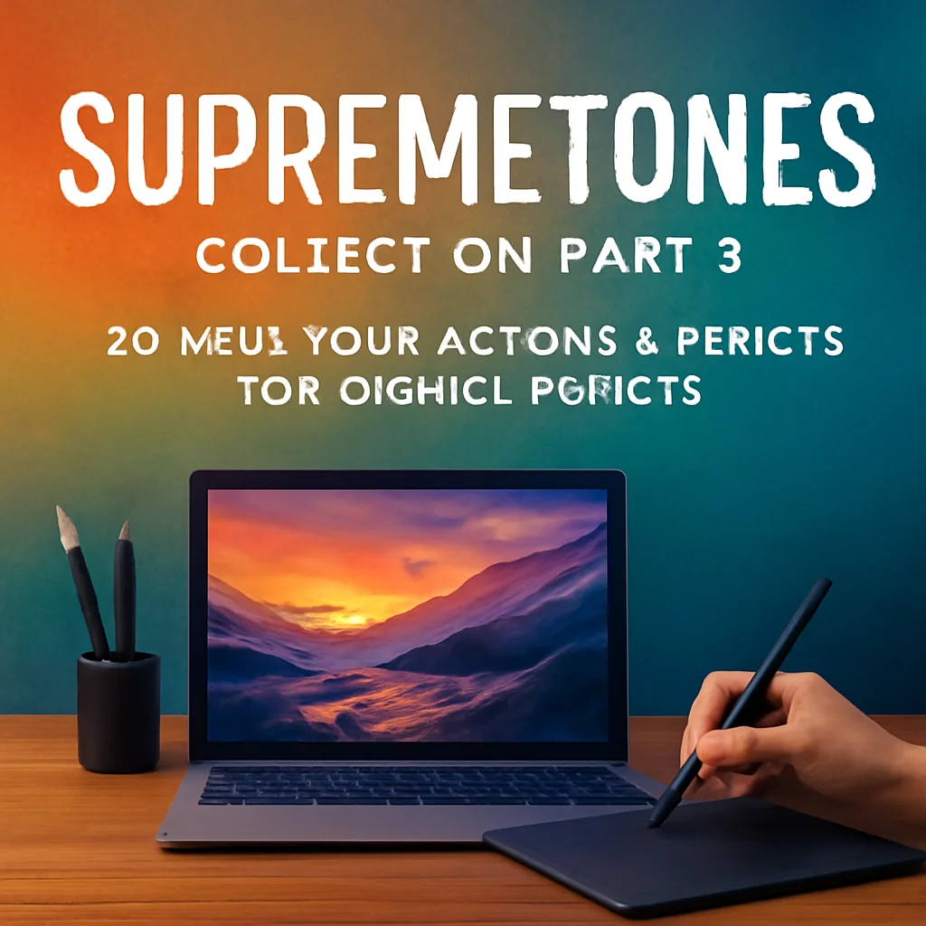 Supremetones Collection Part 4: 20 Must-Have Actions & Presets for Digital Artists